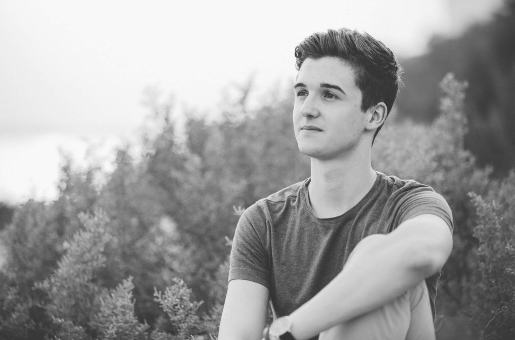 Portrait of high school handsome boy in Dubai and Abu Dhabi