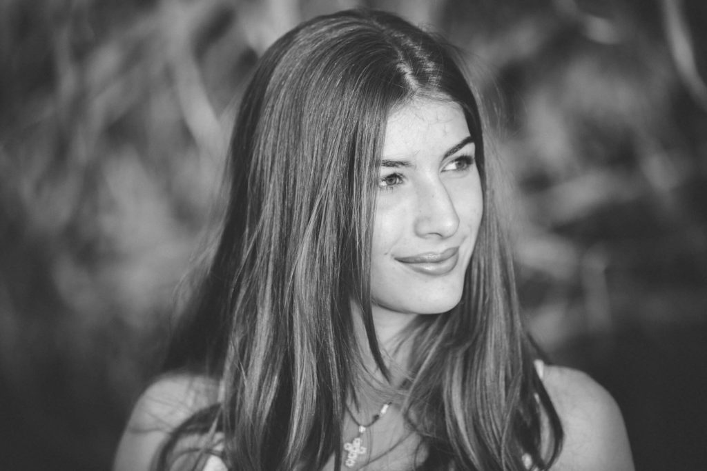 Portrait of a highschool girl in Dubai