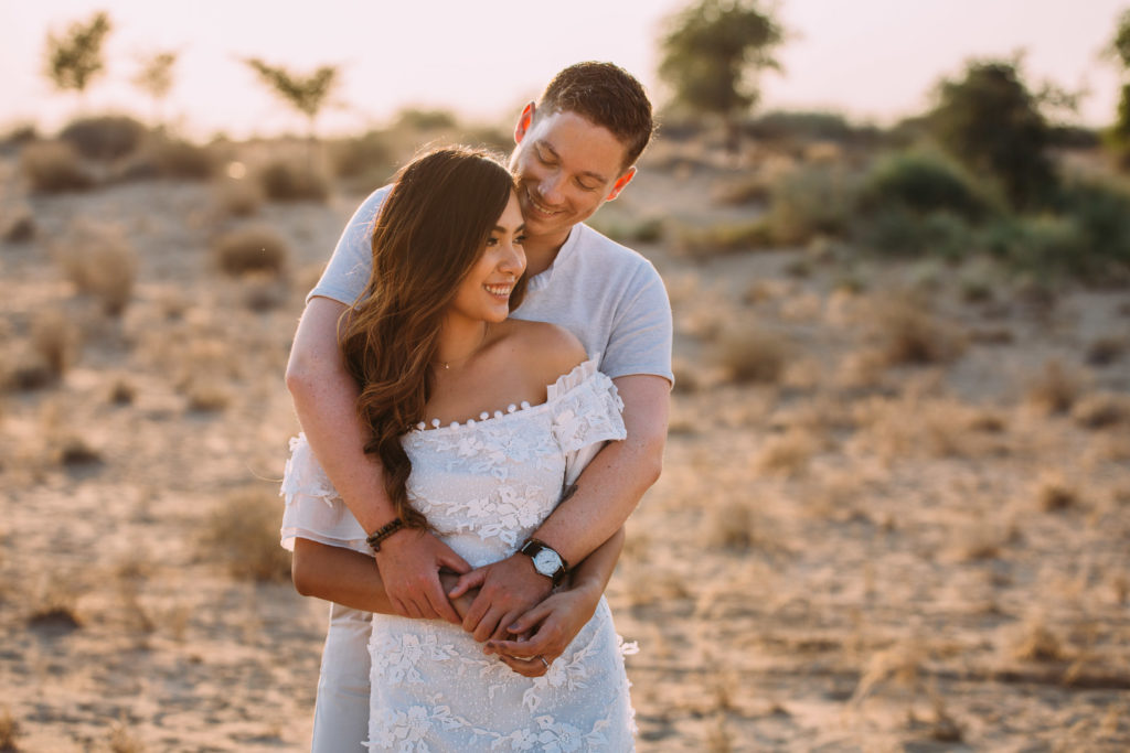 Dubai couple engagement